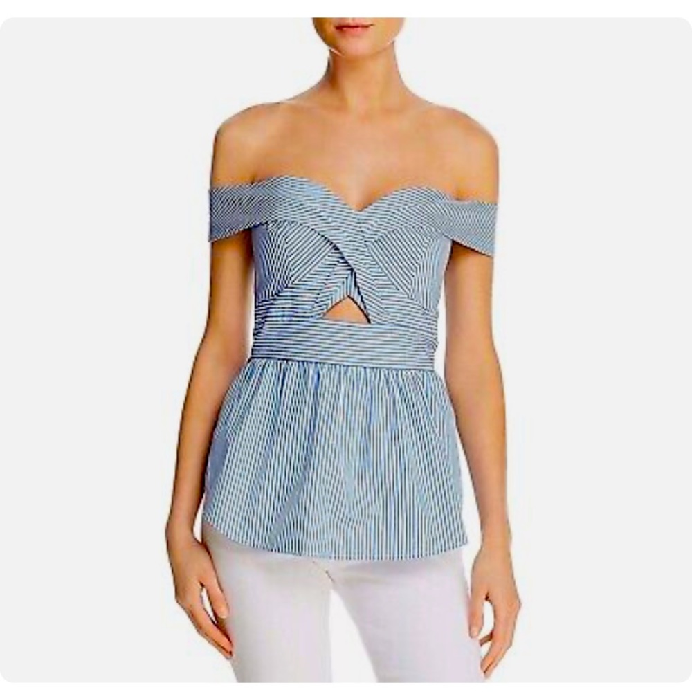 Bardot off the shoulder corset top small 6